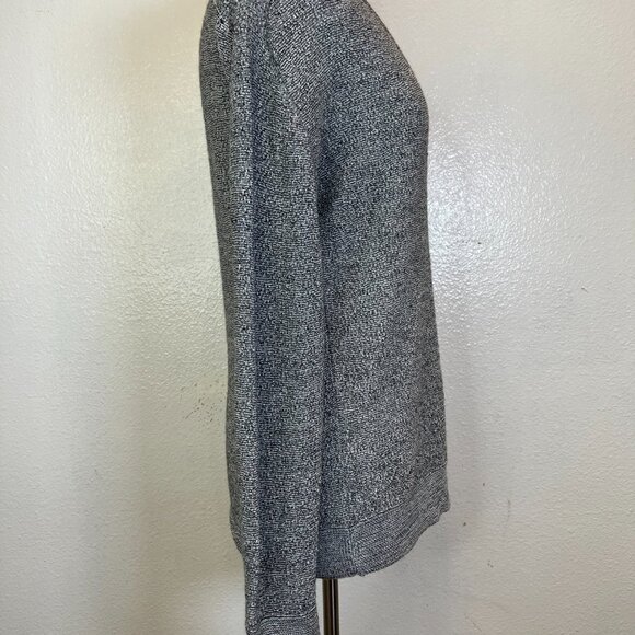 Zadig & Voltaire Apple Alpaca Blend Knit Sweater Gray Long Sleeve V-Neck No Size - Picture 5 of 8